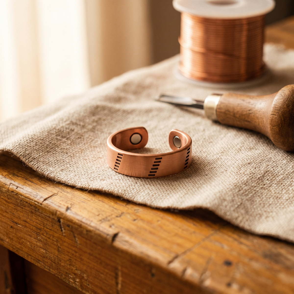 Bague en cuivre Foyer