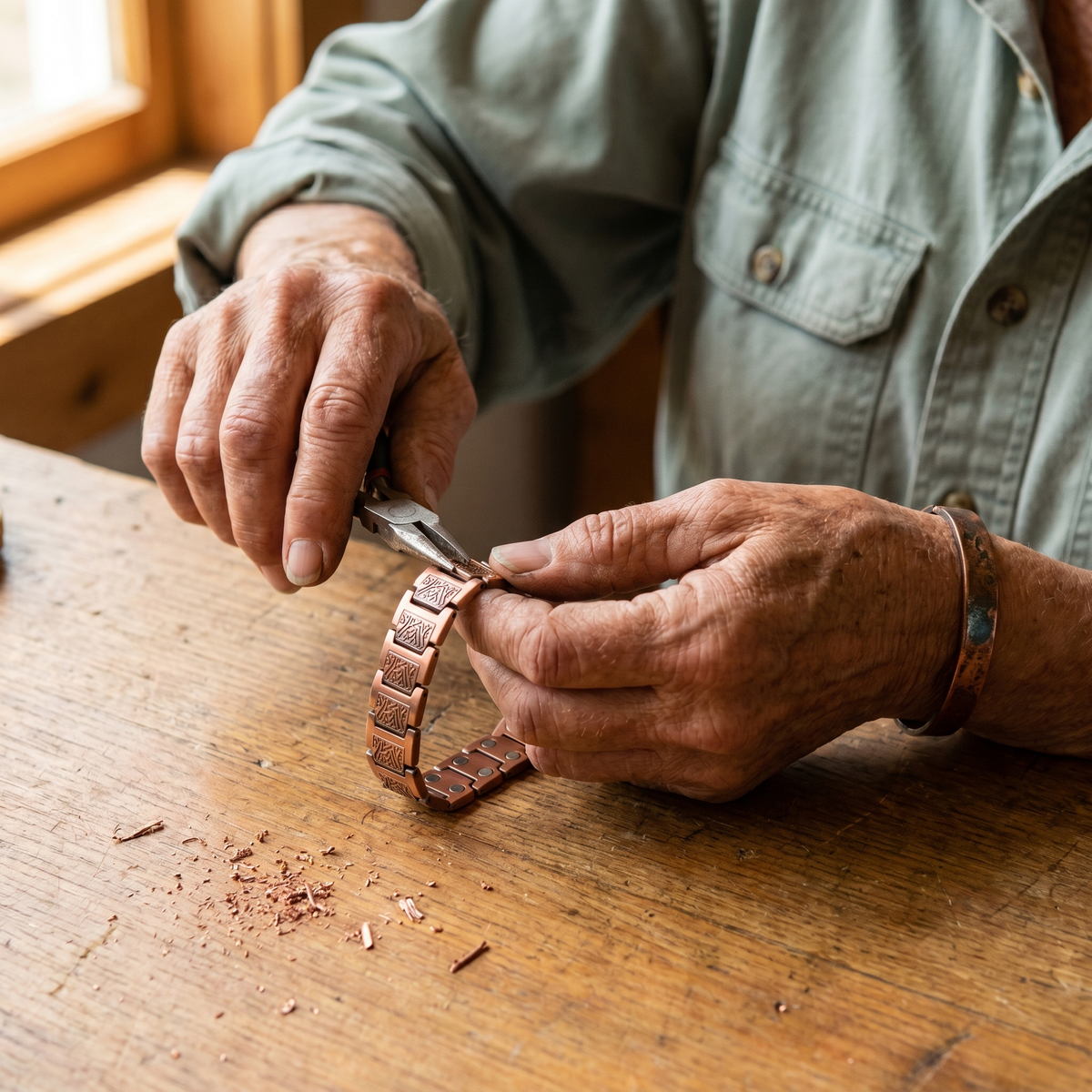 Bracelet homme en cuivre Vallon