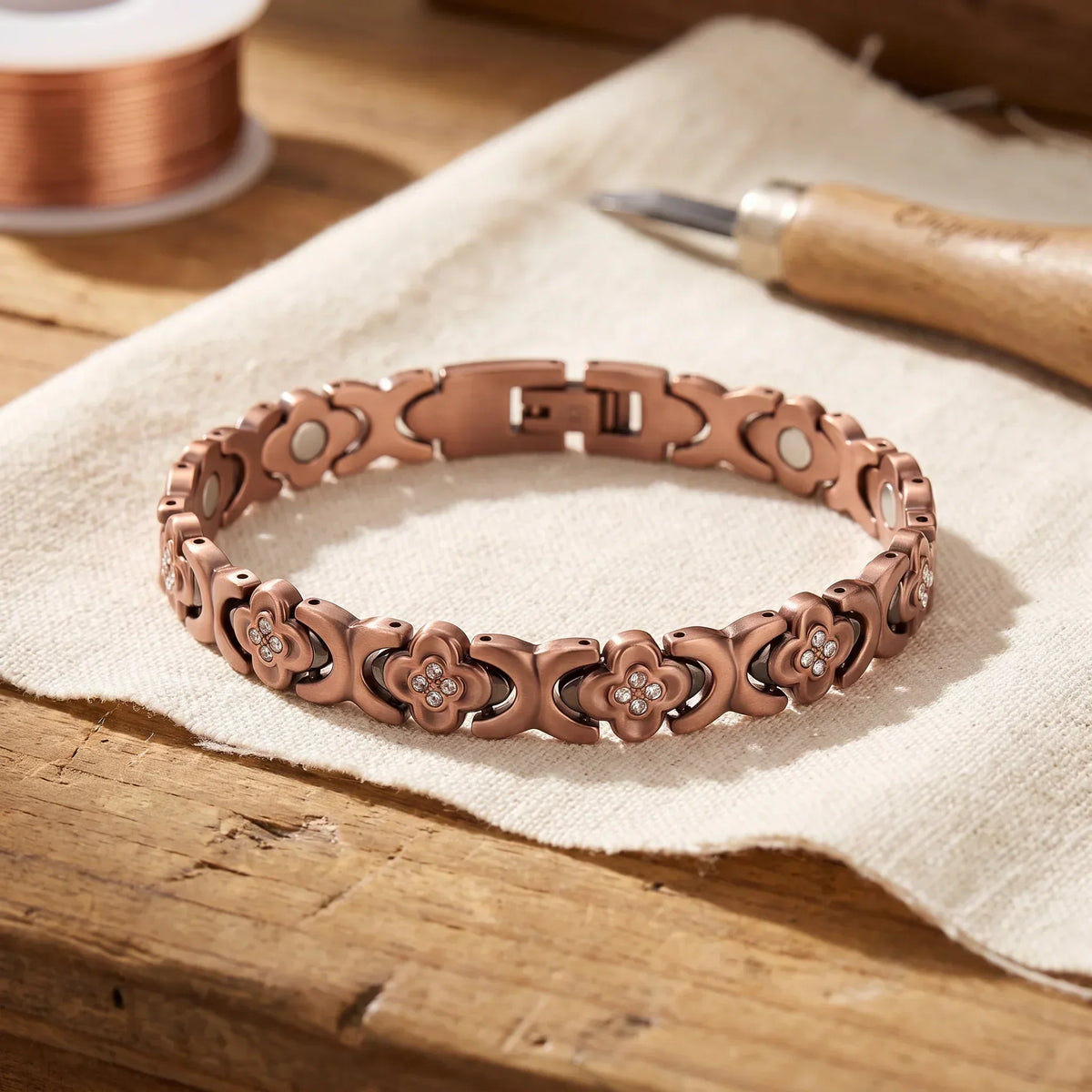 Bracelet en cuivre Quille