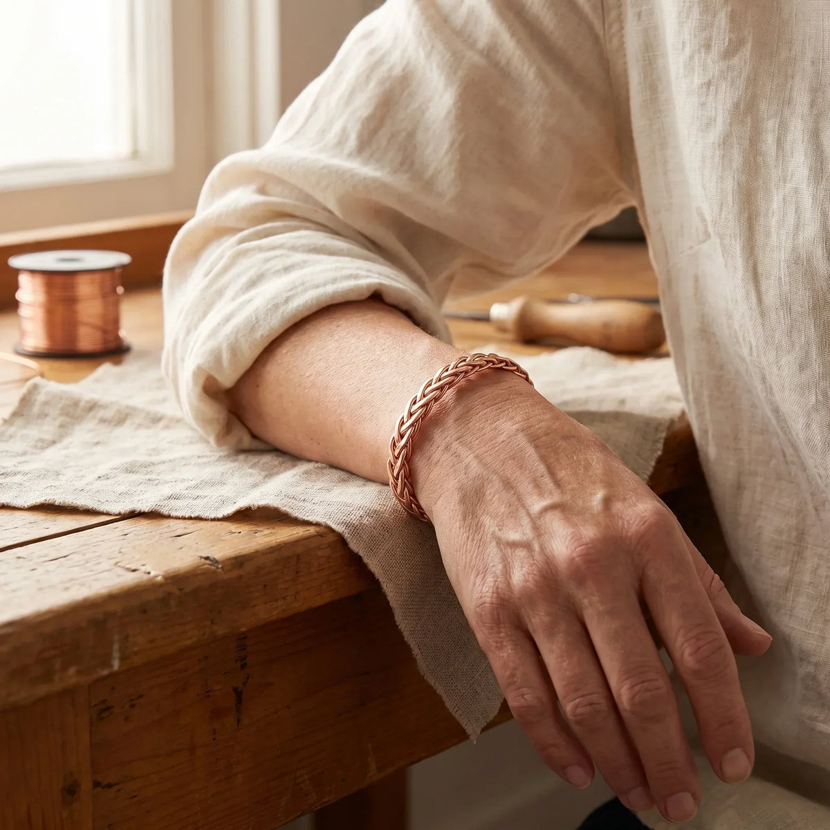 Bracelet en cuivre Ronce