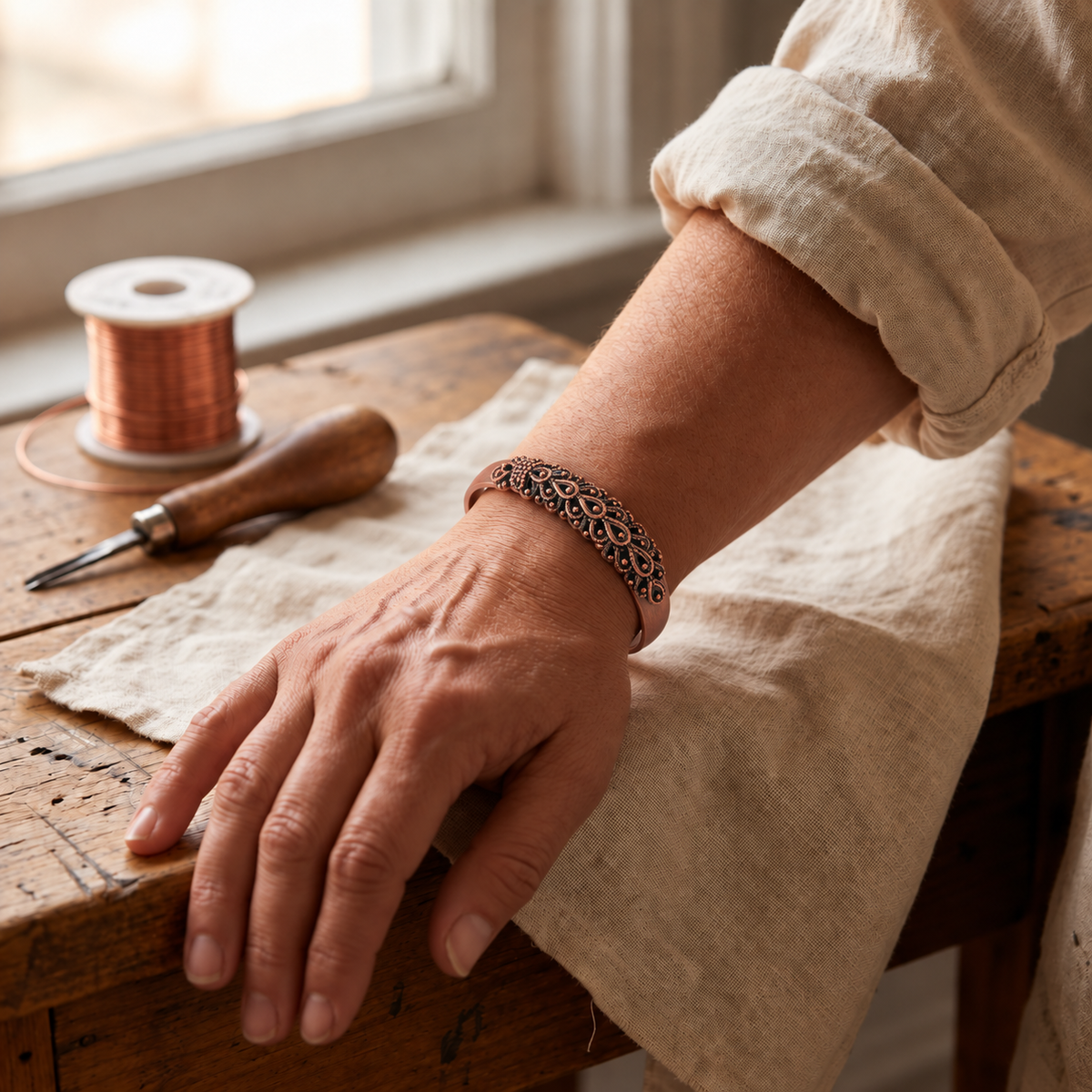 Bracelet en cuivre Lande