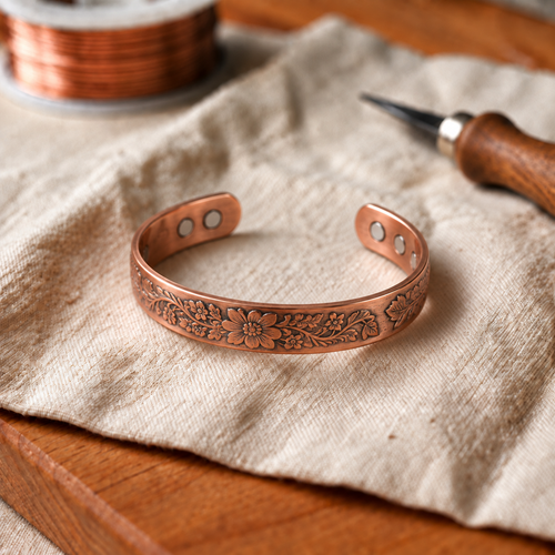 Bracelet en cuivre Cendre