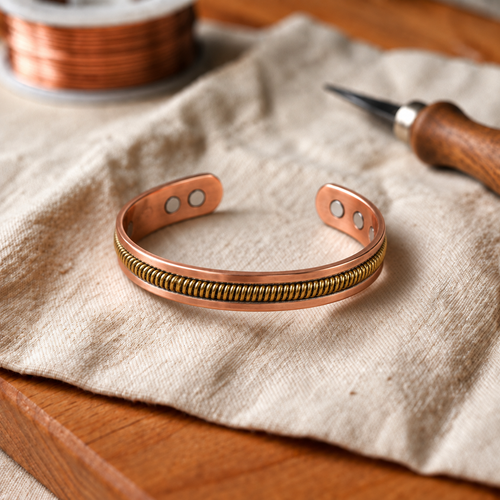 Bracelet en cuivre Rameau