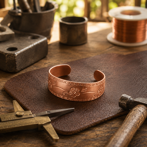 Bracelet en cuivre Grecque