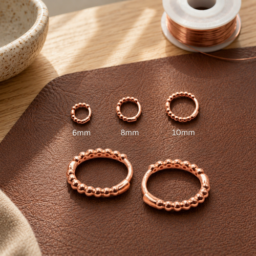 Boucles d'oreilles en cuivre Mini