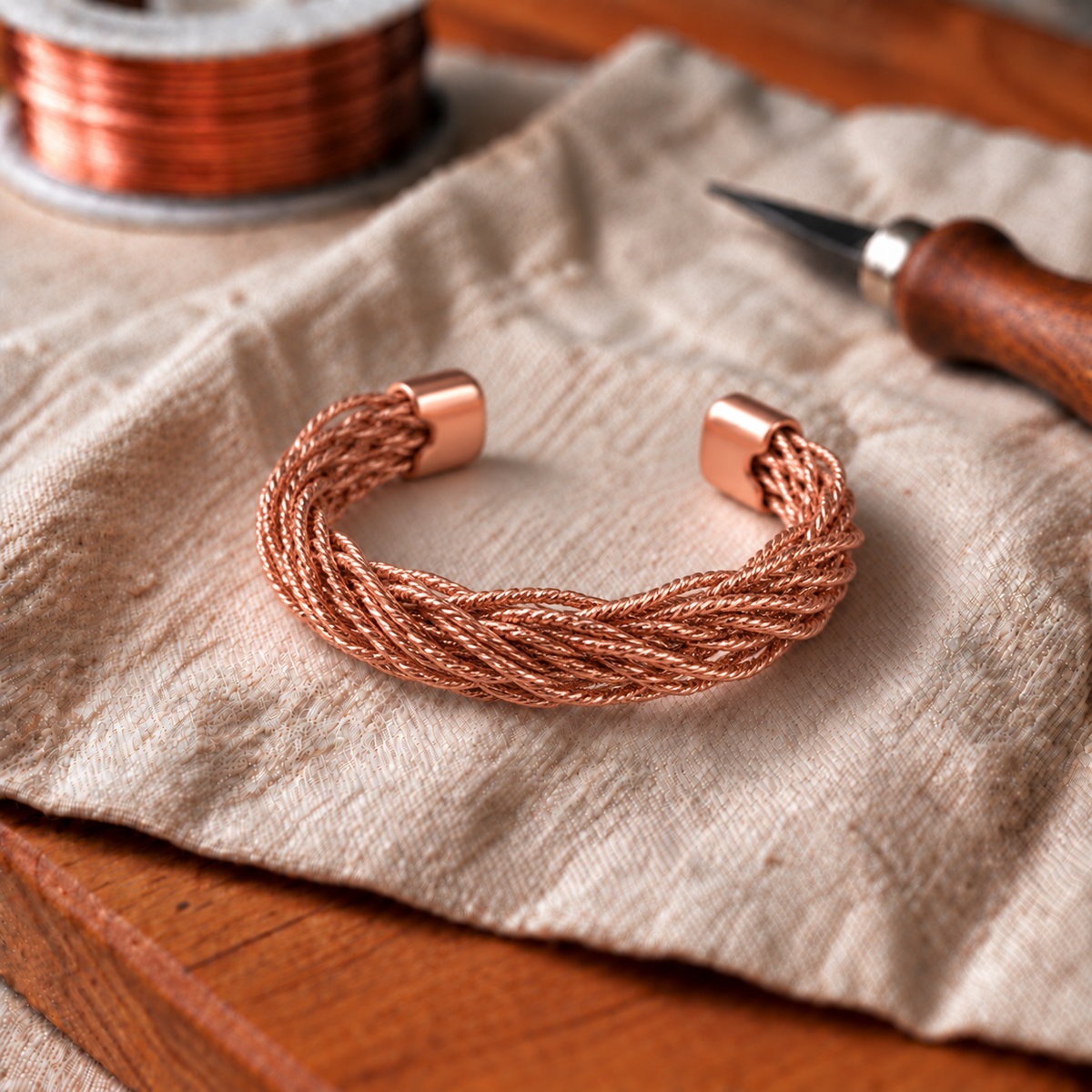 Bracelet en cuivre Achillée
