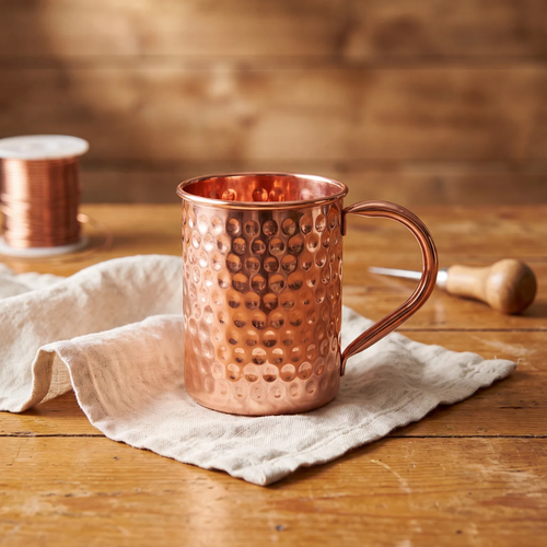 Mug en cuivre martelé 400 ml