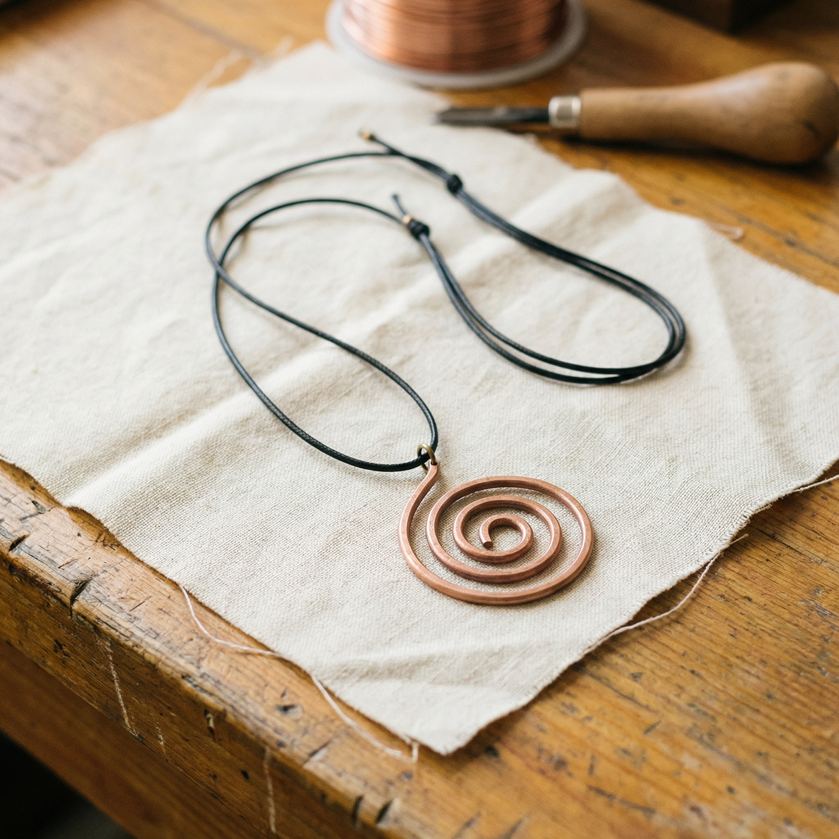 Collier en cuivre Mesa