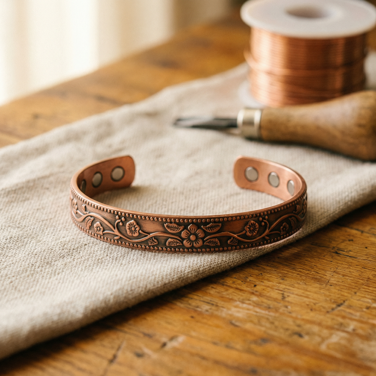 Bracelet en cuivre Glas