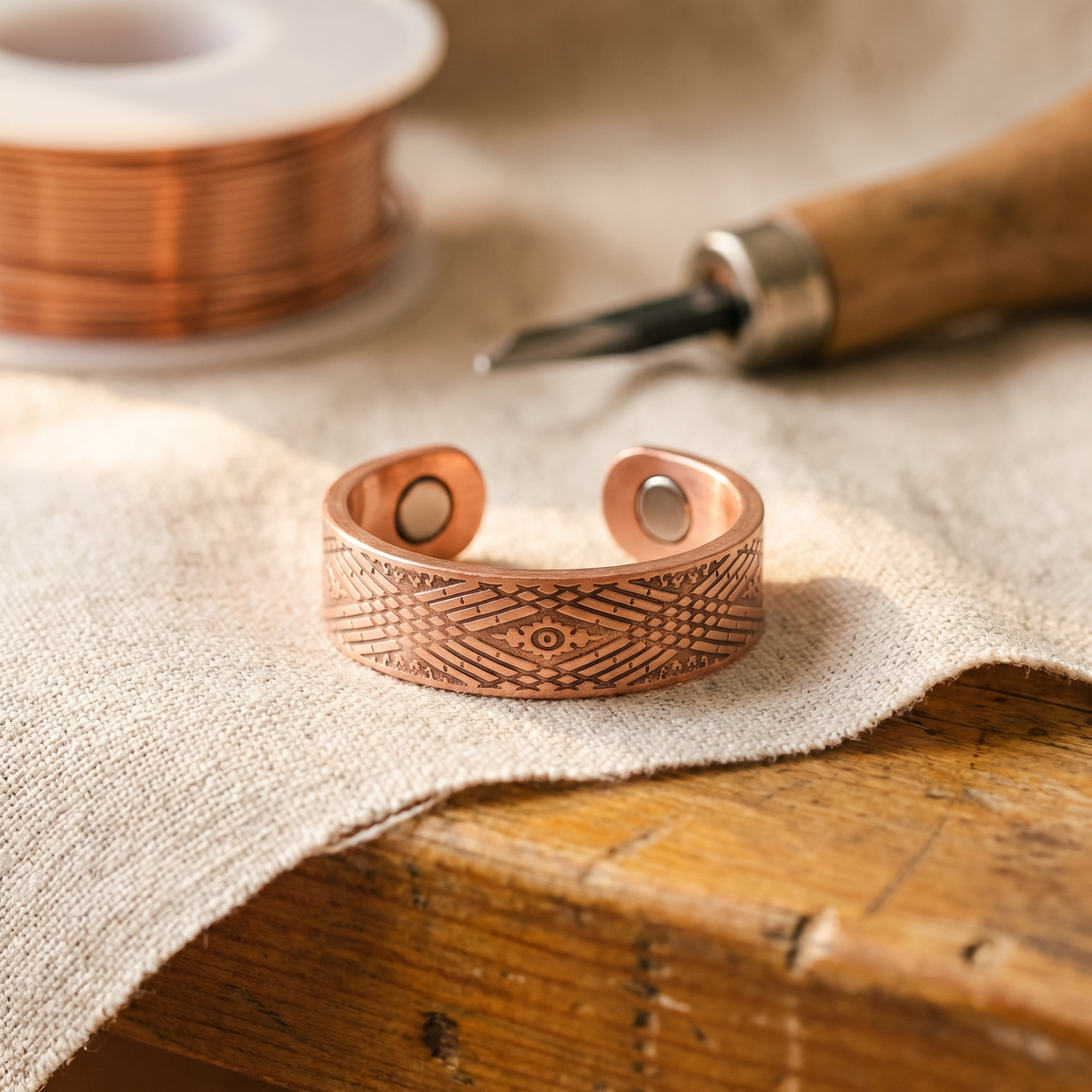Bague en cuivre Bocage