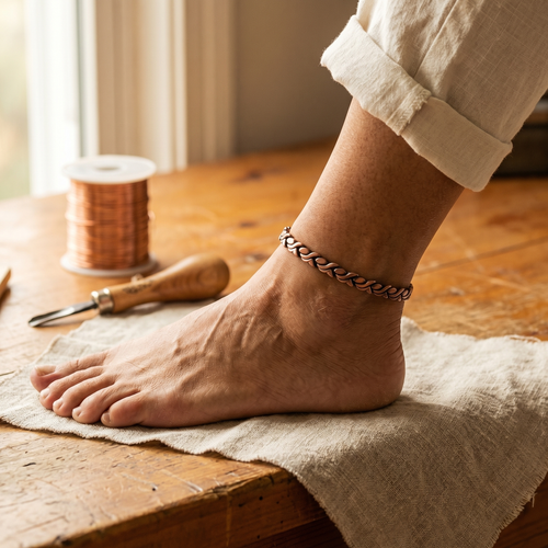 Chevillère en cuivre Dune