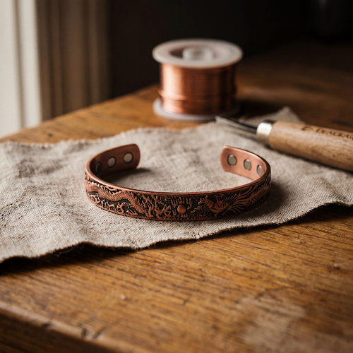 Bracelet en cuivre Glaise