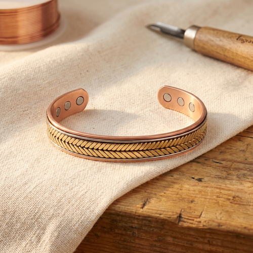Bracelet en cuivre Moisson