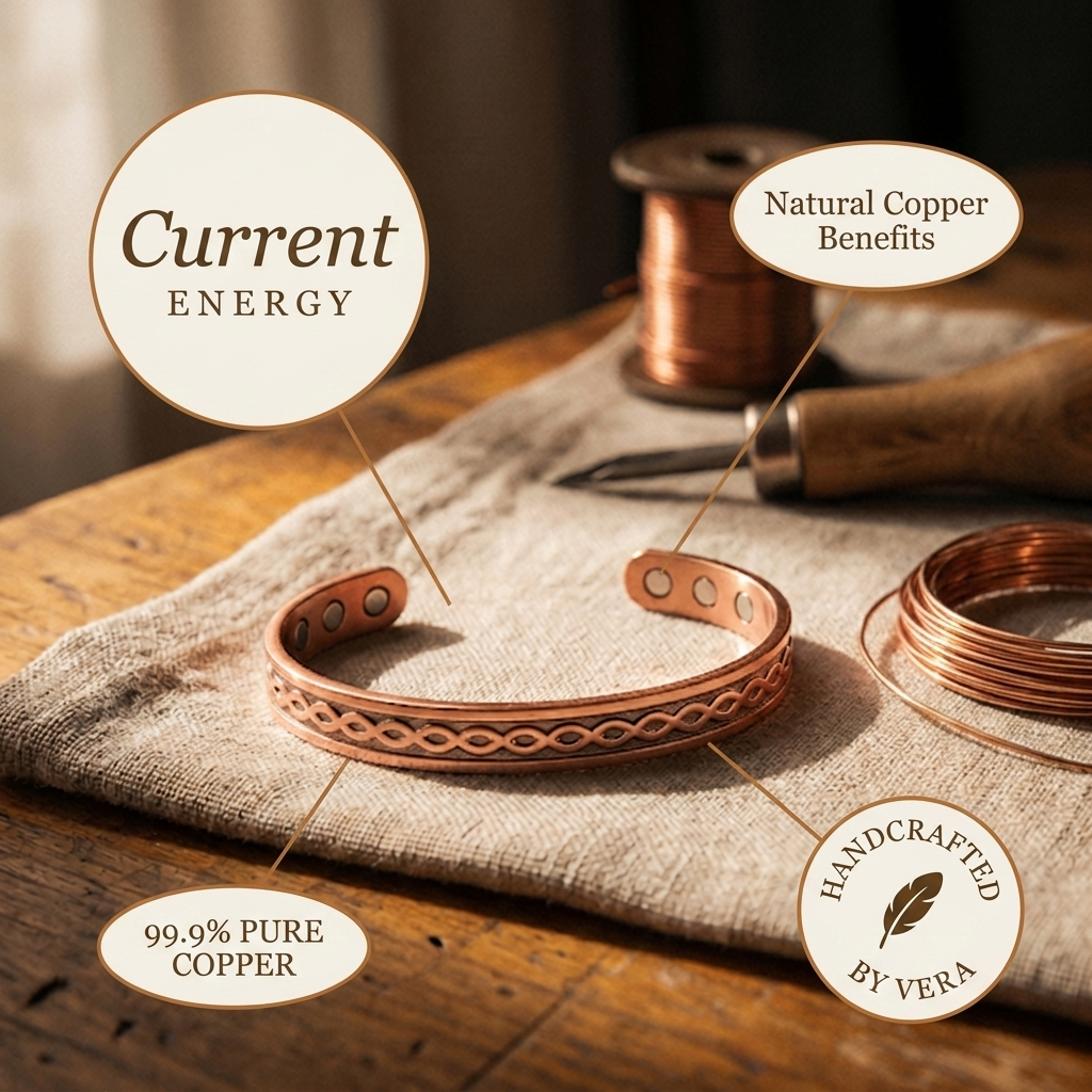 Bracelet en cuivre Courant