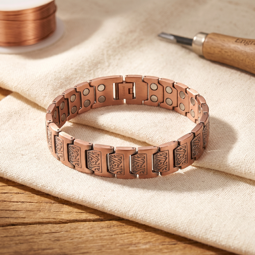 Bracelet homme en cuivre Garrigue