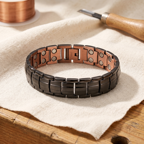 Bracelet homme en cuivre Cyprès
