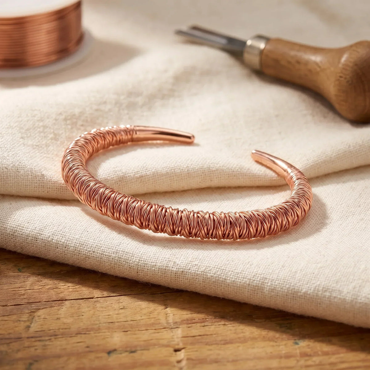 Bracelet en cuivre Fjord