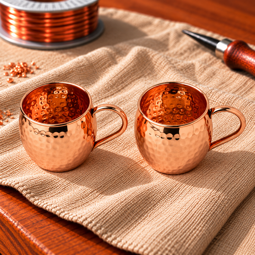 Tasses Moscow Mule en cuivre – lot de 2