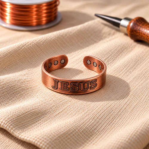 Bague en cuivre pur Grâce