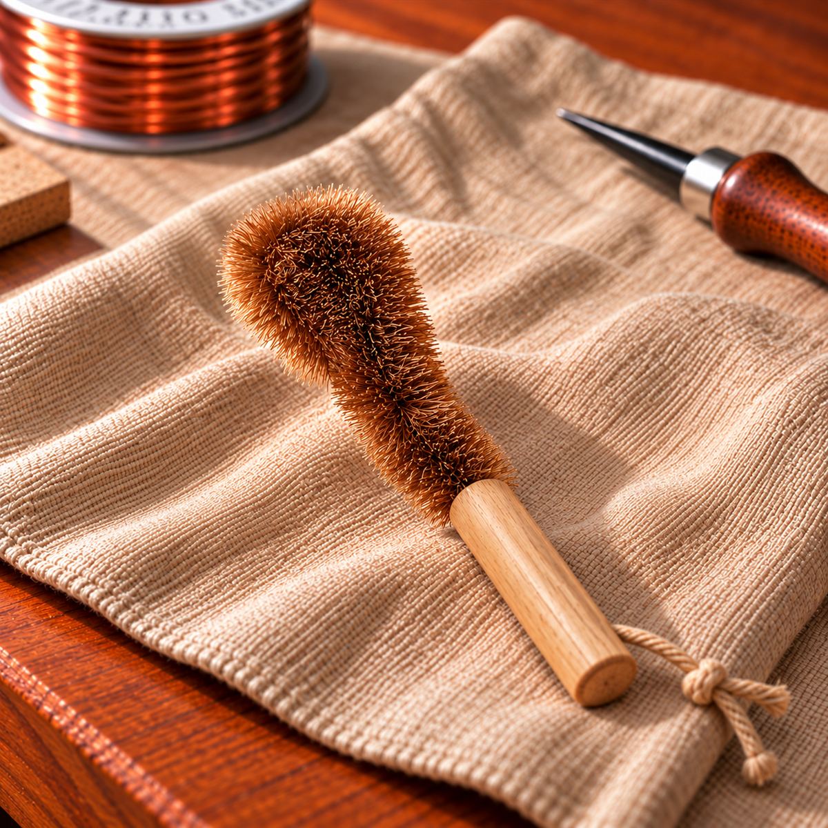 Brosse d'entretien pour cuivre