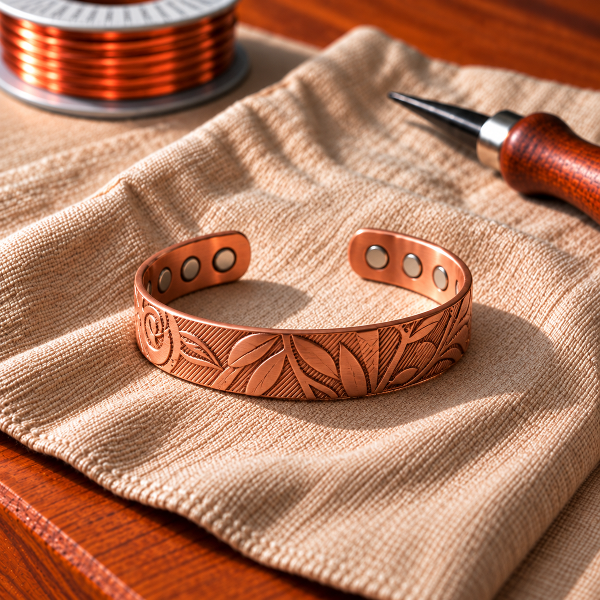 Bracelet en cuivre Bosquet