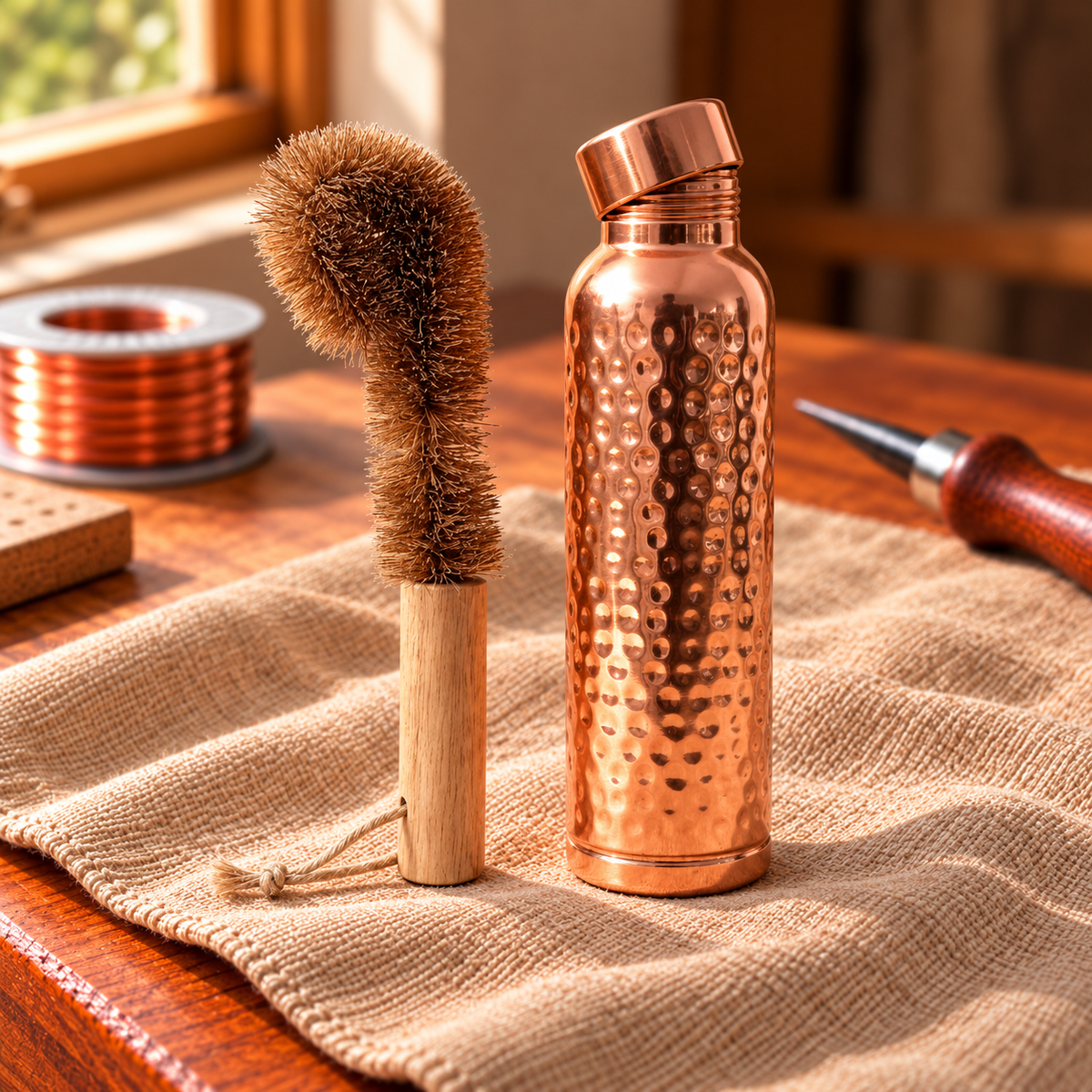 Brosse d'entretien pour cuivre